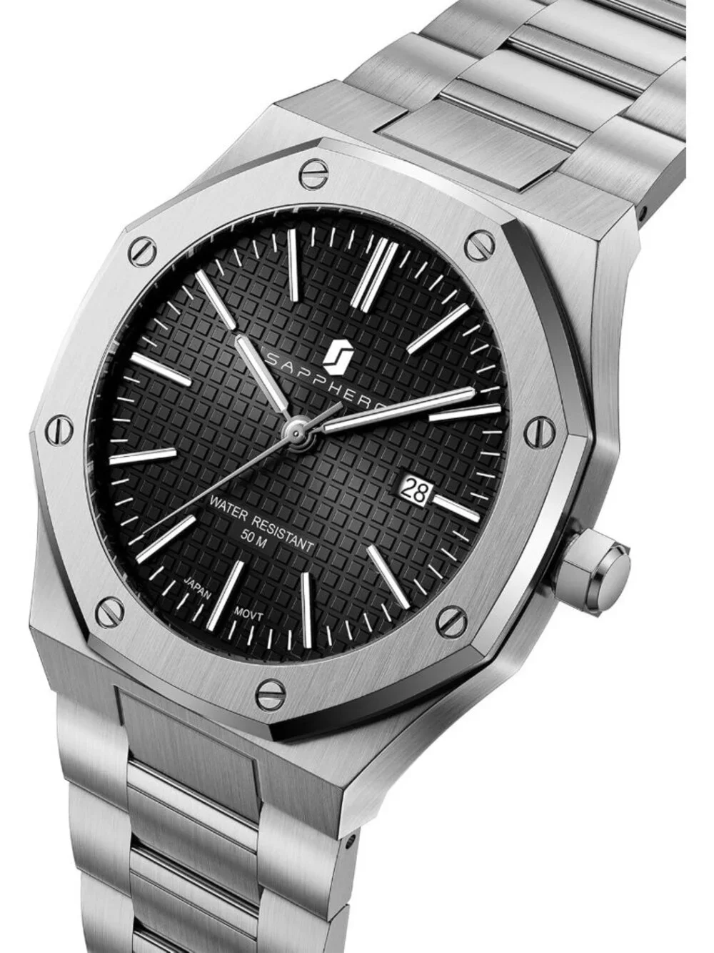 Stylish Waterproof Stainless Steel Quartz Watch for Men - Date Clock & Business